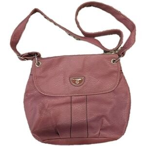 Treviso Faux Leather Crossbody/Shoulder Purse Purple Lilac EXCELLENT